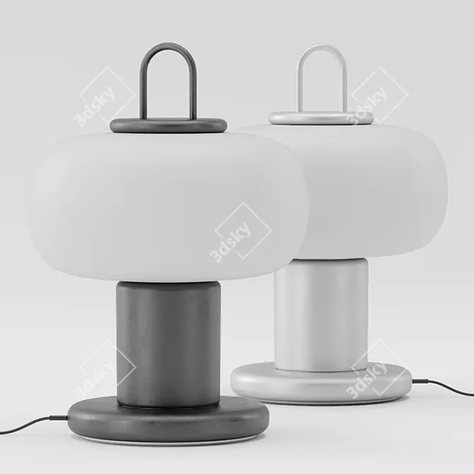 Portable Illumination: Nox Lamp 3D model image 1