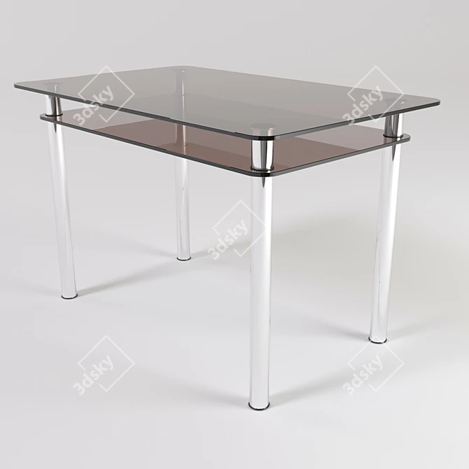 Modern PBR Table - 1100x700x720 3D model image 2