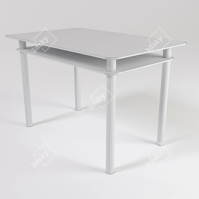 Modern PBR Table - 1100x700x720 3D model image 3