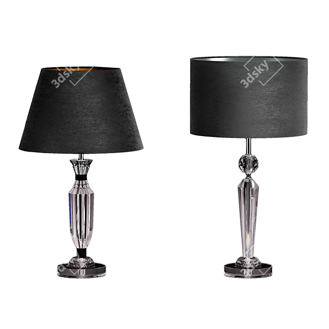 Elegant Pasiano Table Lamps 3D model image 5
