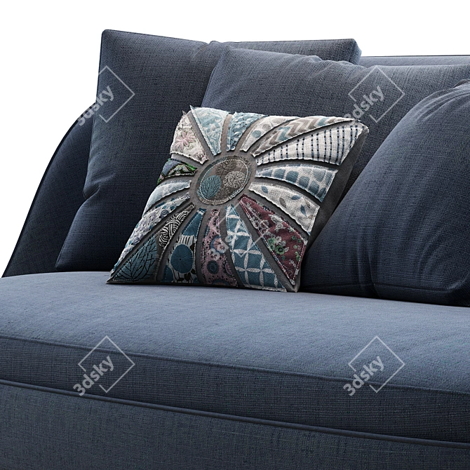 Elegant Dragonfly Sofa 3D model image 4