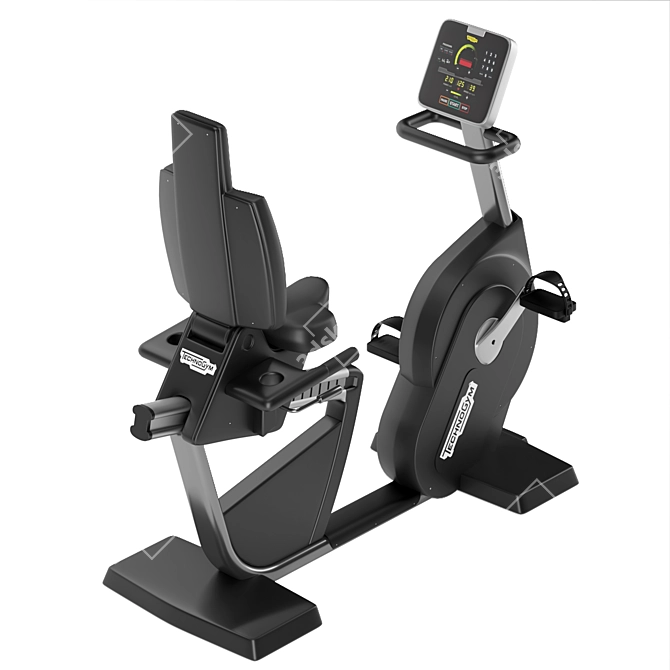 Technogym Recline Forma: Innovative and Ergonomic Recumbent Bike 3D model image 1