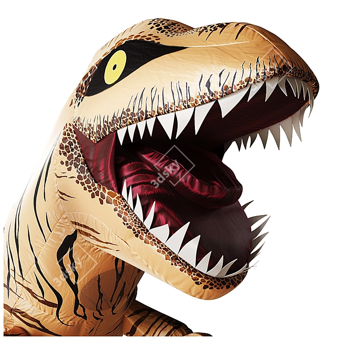 Title: Inflatable T-Rex Costume - Unleash the Dino! 3D model image 4