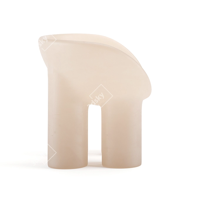 Roly Poly Chair - Sleek, Stylish Bliss 3D model image 2