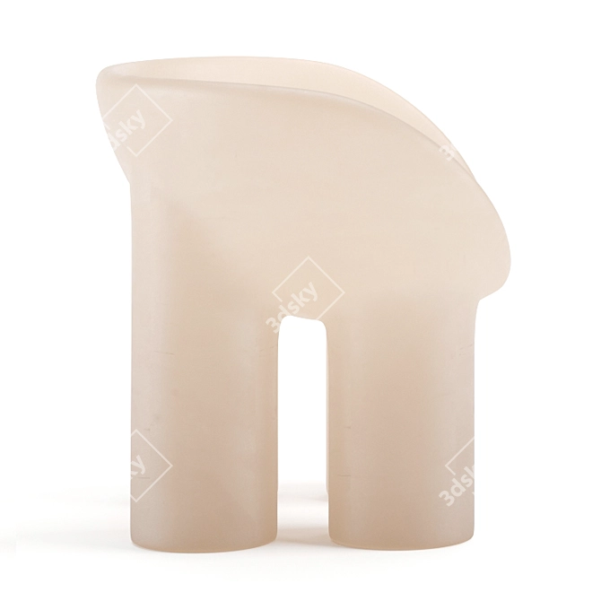 Roly Poly Chair - Sleek, Stylish Bliss 3D model image 6