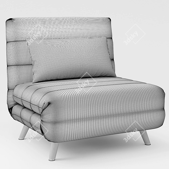 Convertible Chair Bed Flex 3D model image 4