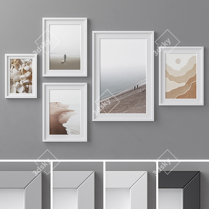 Elegant Frames Collection: 99 3D model image 1