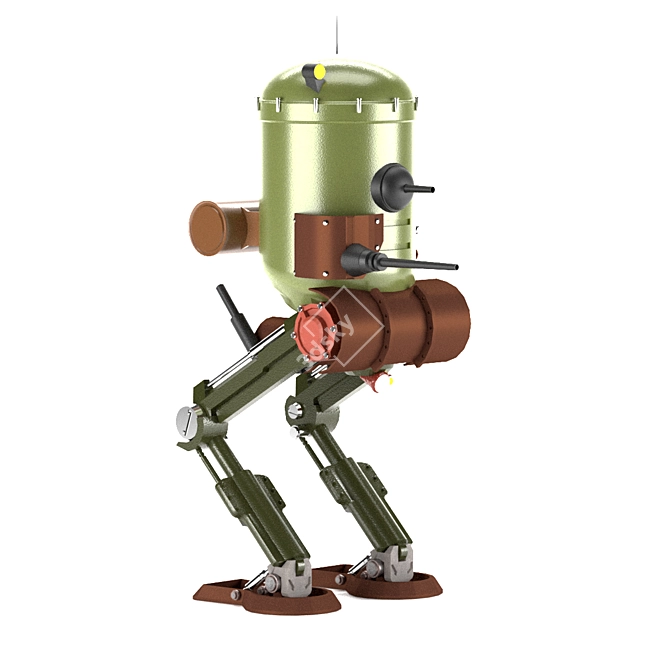 Republic's Battling Automaton 3D model image 6