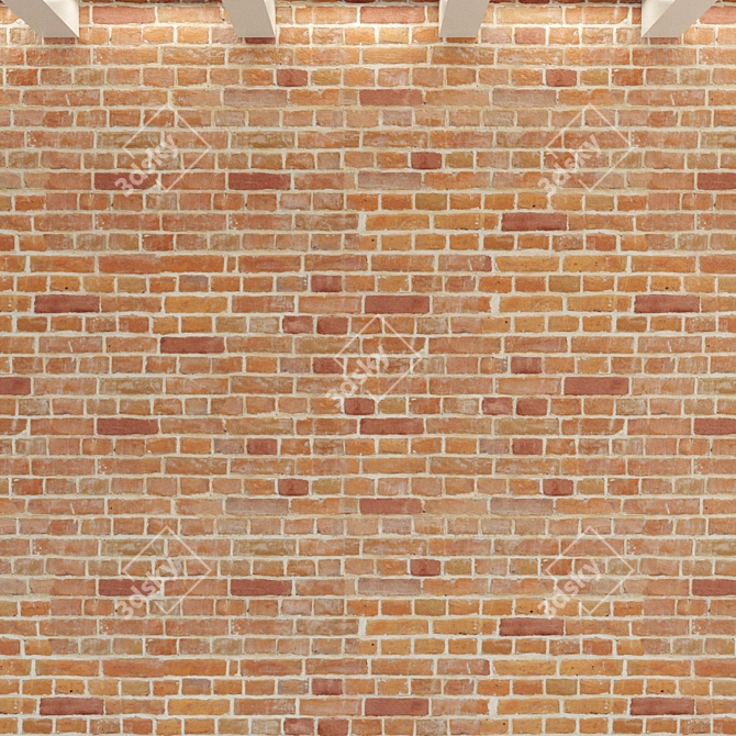 Vintage Brick Texture - High Resolution 3D model image 3
