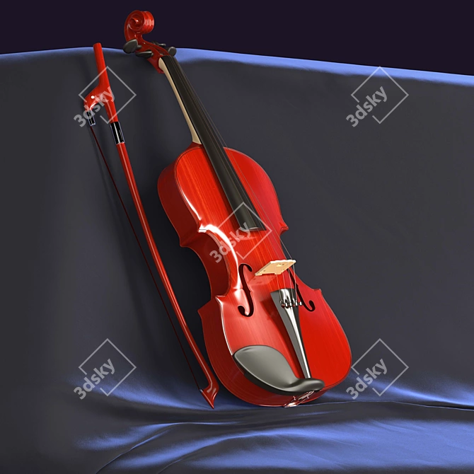 Classical Violin Parksons CV101 3D model image 1