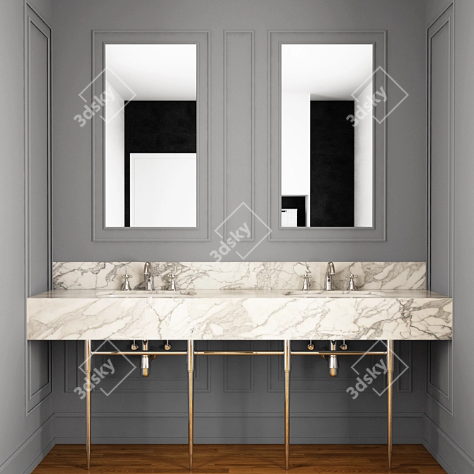 Fir Melrose 22122351000 Bathroom Faucet 3D model image 1