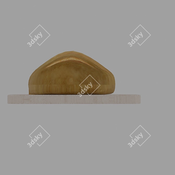 Kitchen Decor Bread 3D model image 2