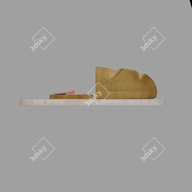 Kitchen Decor Bread 3D model image 3