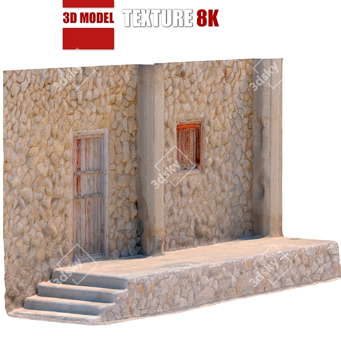 Facade 170: High-Quality Detailed Model 3D model image 2