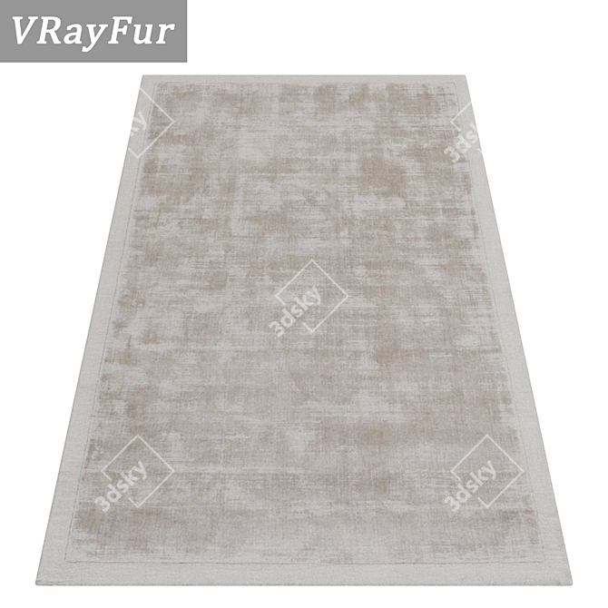 Luxury Carpet Set: High-Quality Textures 3D model image 2