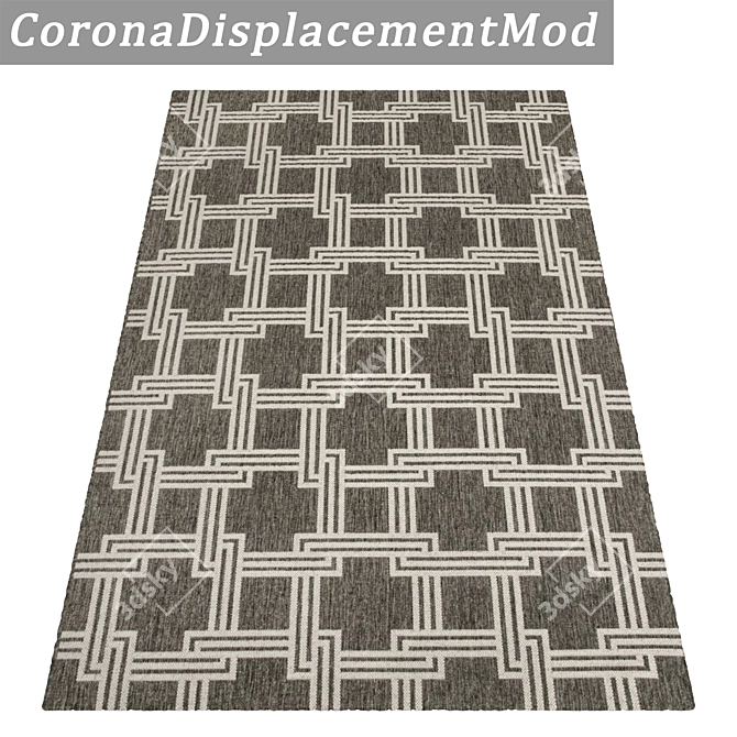 Luxury Carpet Set 3PC | High-Quality Textures 3D model image 4