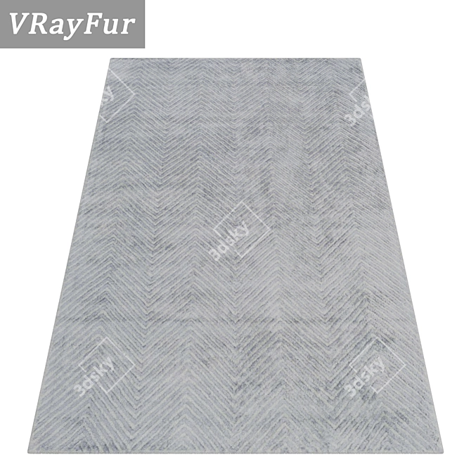 High-Quality Carpets Set 3D model image 2