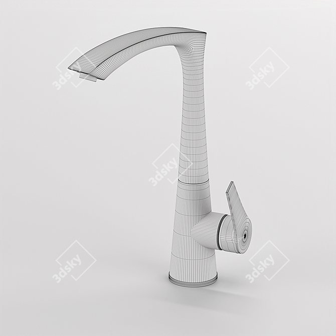 Sleek Grohe Faucet for Modern Homes 3D model image 2