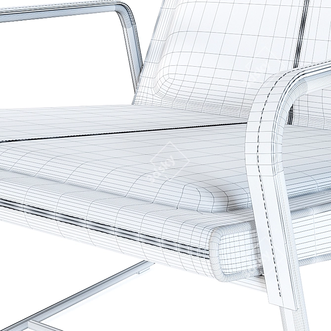 Modern Doimo Lounge Chair Vogue 3D model image 5