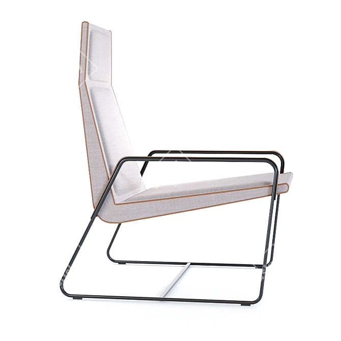 Modern Doimo Lounge Chair Vogue 3D model image 11