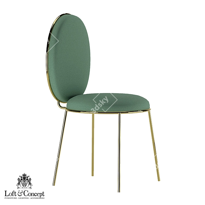 Loft Concept Chair STAY Dining 3D model image 2