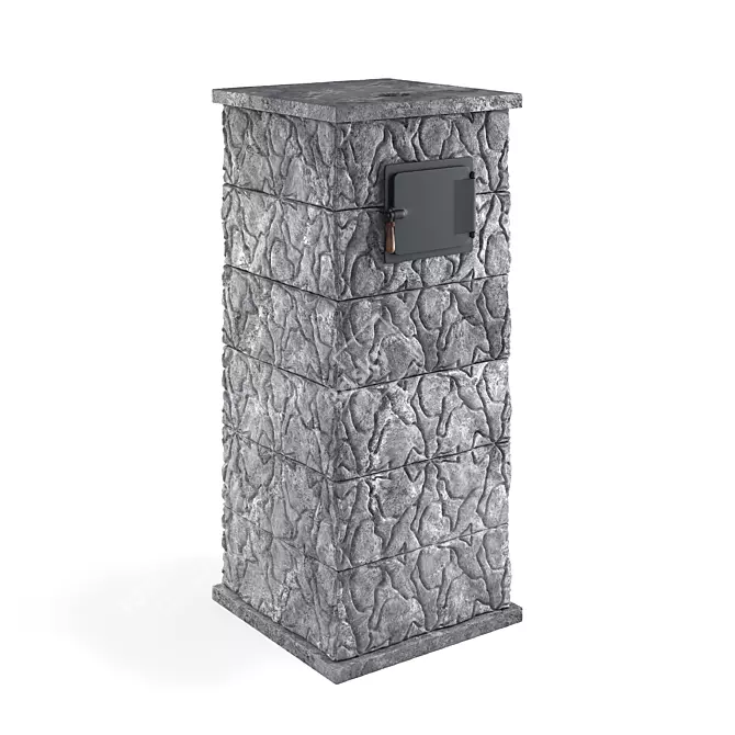 OM Sauna Stove Talc 03: Powerful Heat for Your Sauna 3D model image 1