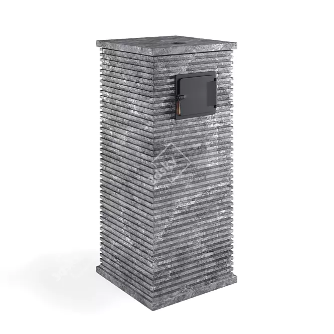 OM Sauna Stove: Powerful and Stylish 3D model image 2
