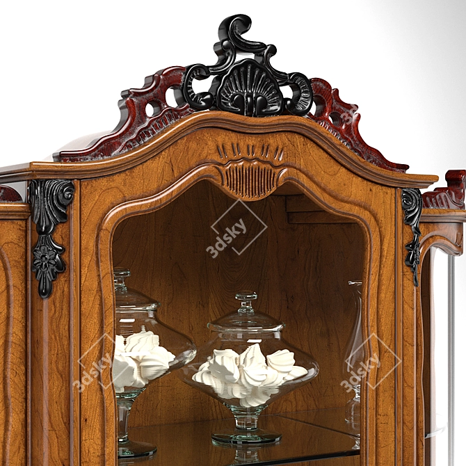 Elegant Grifoni 2163 Wooden Display 3D model image 3