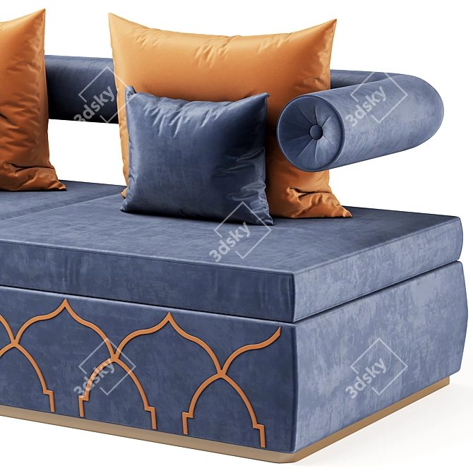 Arabic Modern Sofa 3D model image 2