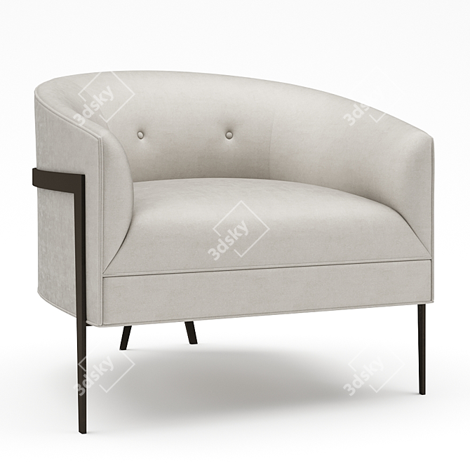 Elegant Christopher Guy Rosier Chair 3D model image 1