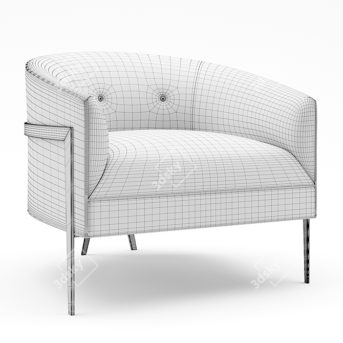 Elegant Christopher Guy Rosier Chair 3D model image 4