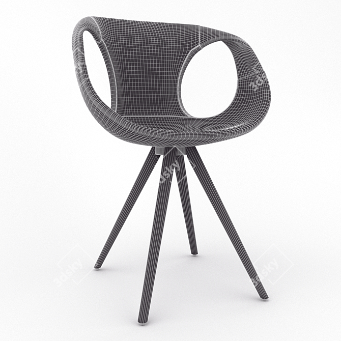  Modern PBR Chair, Subdivision Modeling 3D model image 2