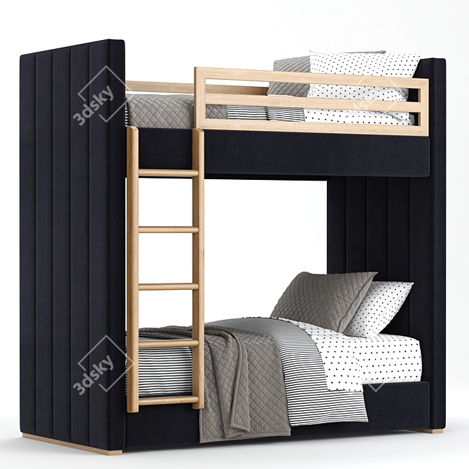 Carver Bunk Bed 3D model image 1