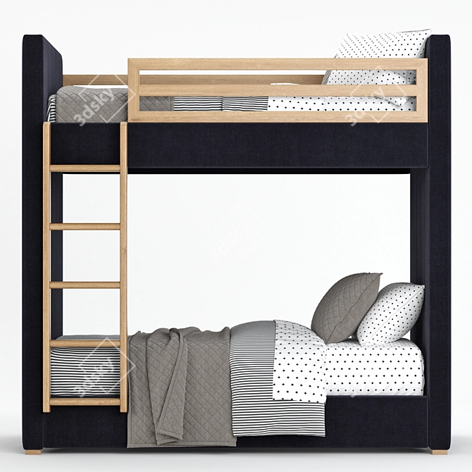 Carver Bunk Bed 3D model image 2