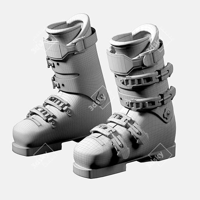Fischer RC4 Podium RD 150 Ski Boots 3D model image 4