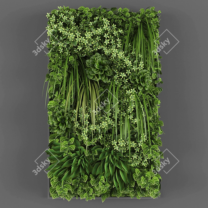GreenWall Vertical Garden Kit 3D model image 1