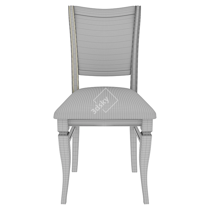 Title: Elegant Classic Chair 3D model image 7