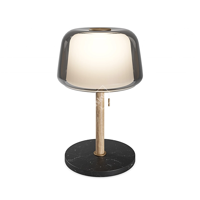 Elegant Table Lamps Set for Home 3D model image 3