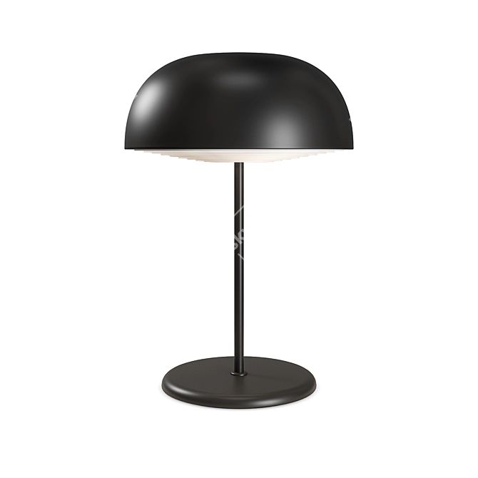 Elegant Table Lamps Set for Home 3D model image 6