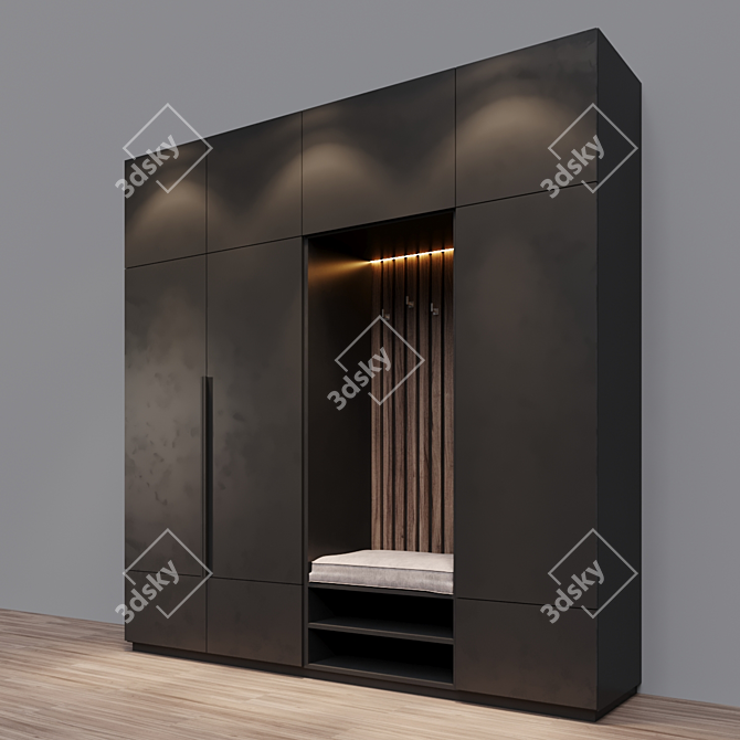 Modernly Designed Furniture Set 3D model image 2