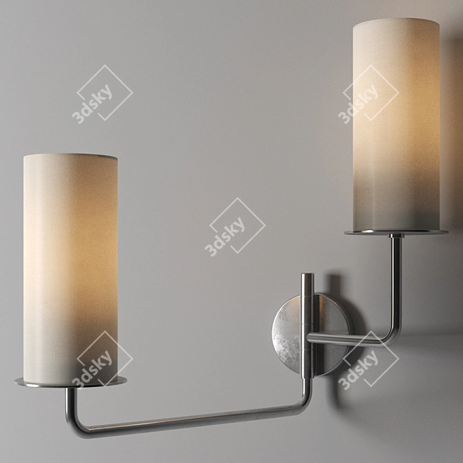 Modern Swing Arm Sconce - Larabee 3D model image 2