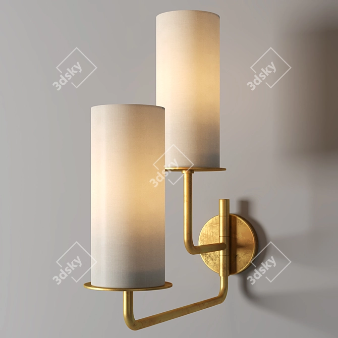 Modern Swing Arm Sconce - Larabee 3D model image 11