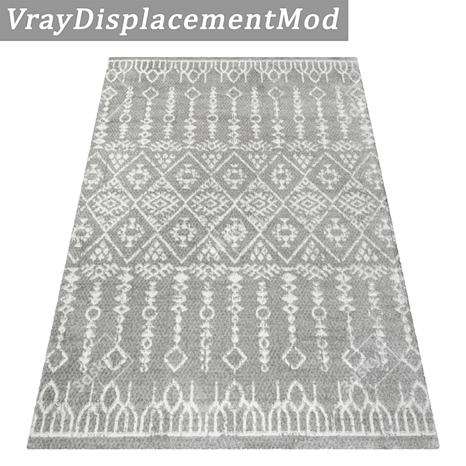 Luxury Carpet Set: High-Quality Textures for Close & Distant Shots 3D model image 3