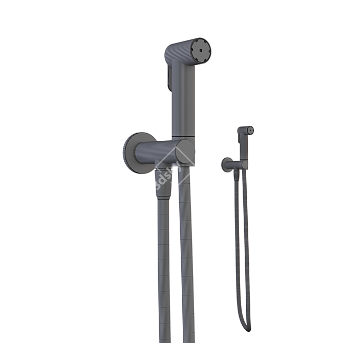 CleanStream Hygienic Shower 3D model image 2