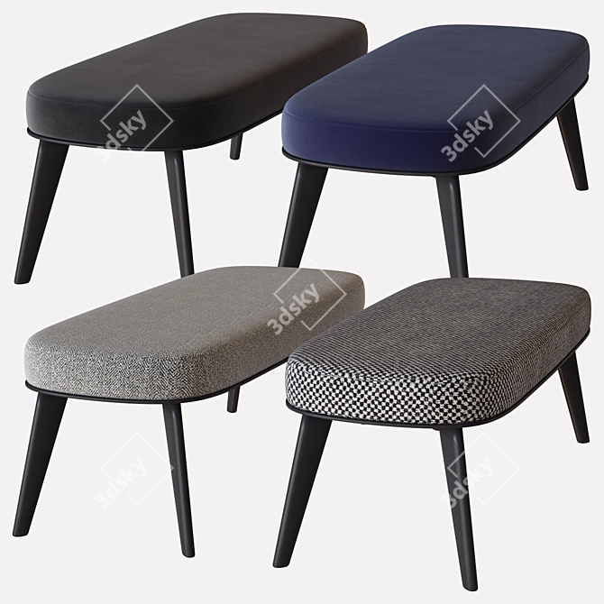 Poliform Jane Bench: Sleek 3D Model 3D model image 1