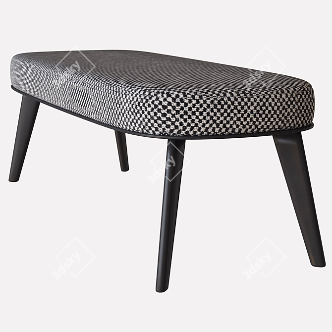 Poliform Jane Bench: Sleek 3D Model 3D model image 2