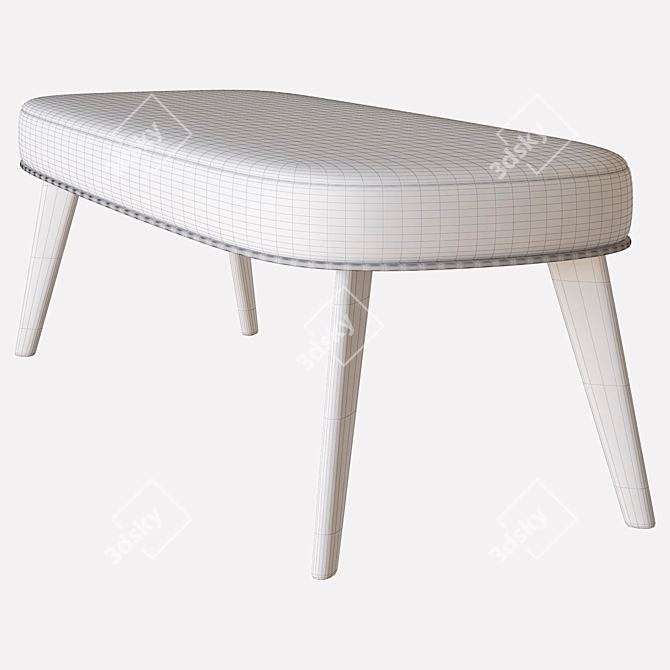 Poliform Jane Bench: Sleek 3D Model 3D model image 3