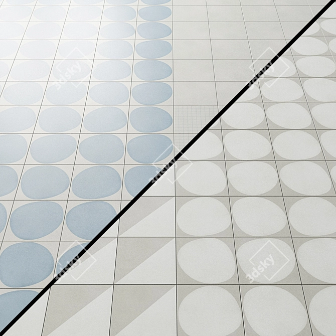 Title: Futuristic Tiles by 41ZERO42 FUTURA 3D model image 2