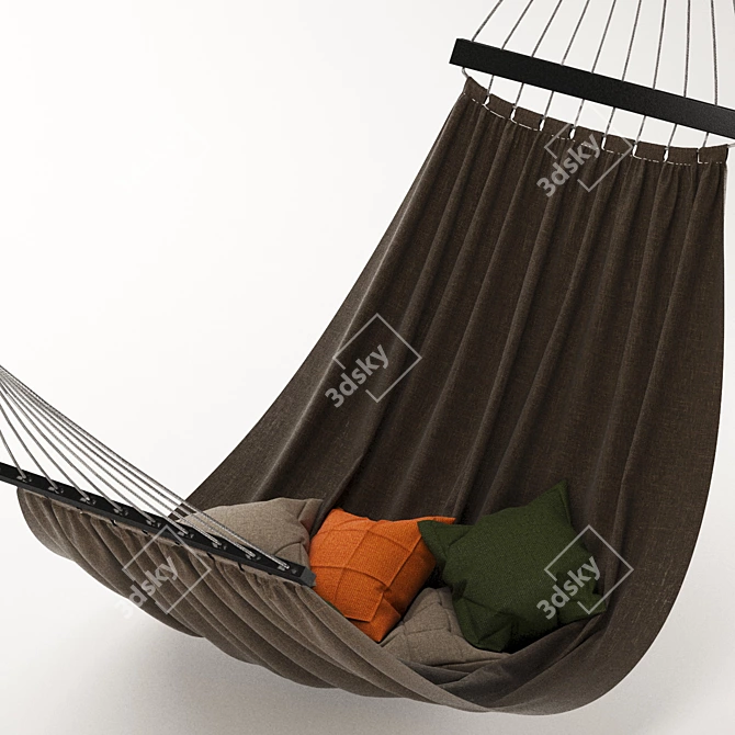 Relaxation Swing Bed 3D model image 2