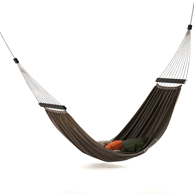 Relaxation Swing Bed 3D model image 4